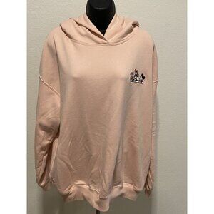 UT Disney Womens Size XL Hoodie Embroidered Cotton Blend
